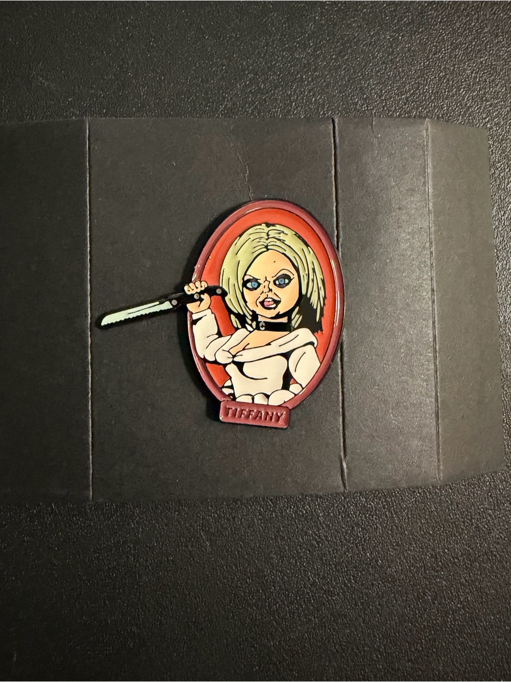 Tiffany Pin from Chucky collectible lapel pin blind box